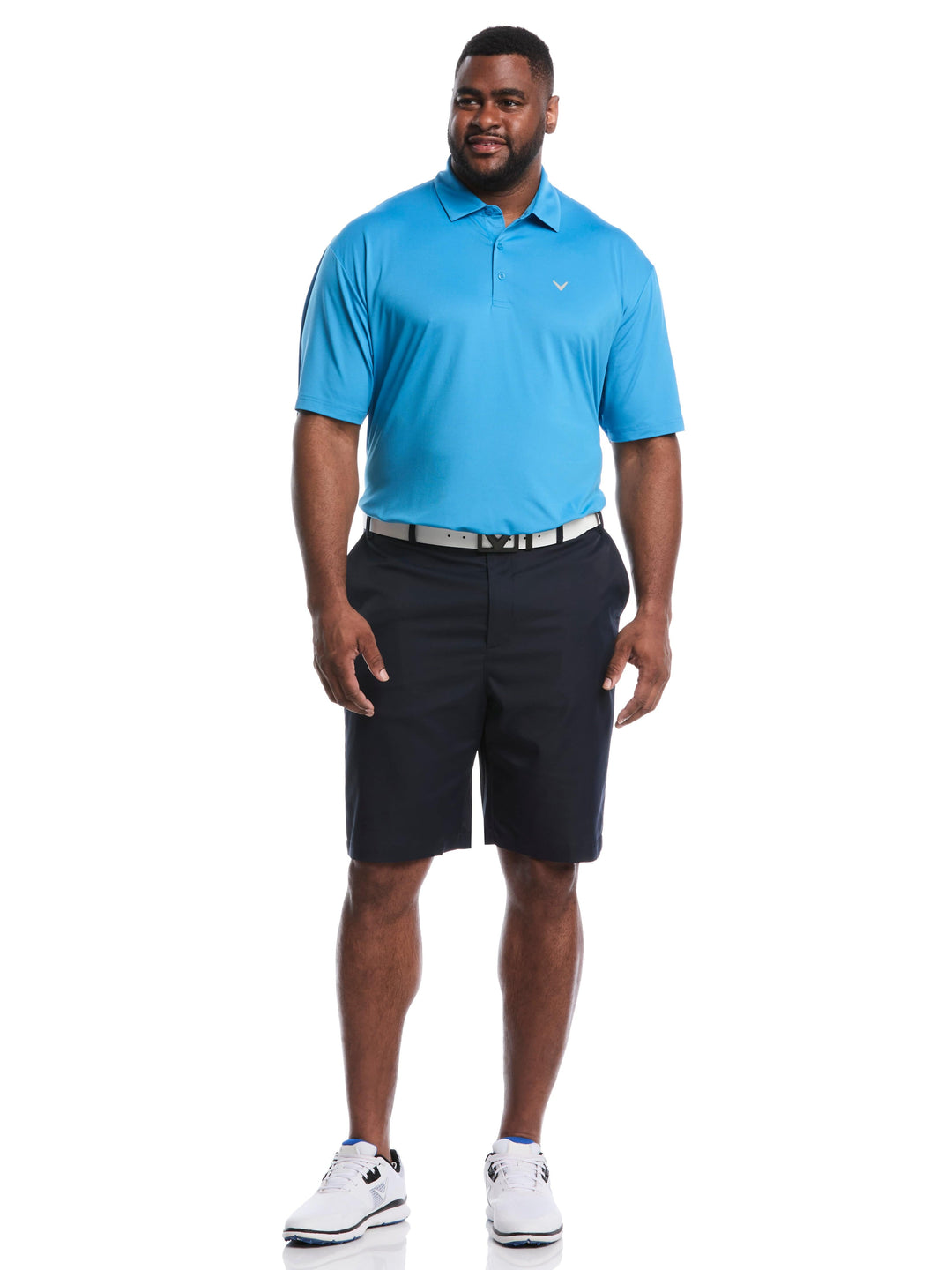 Big & Tall Micro Hex Golf Polo