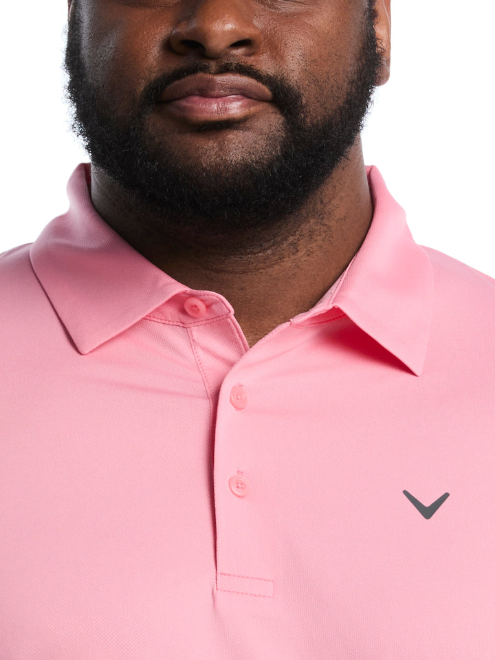 Big & Tall Micro Hex Golf Polo
