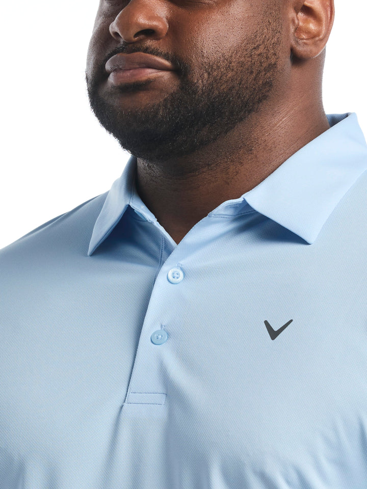 Big & Tall Micro Hex Golf Polo