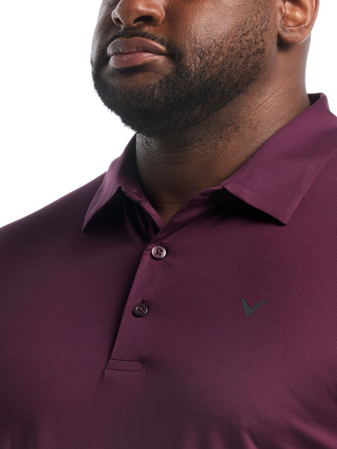 Big & Tall Micro Hex Golf Polo