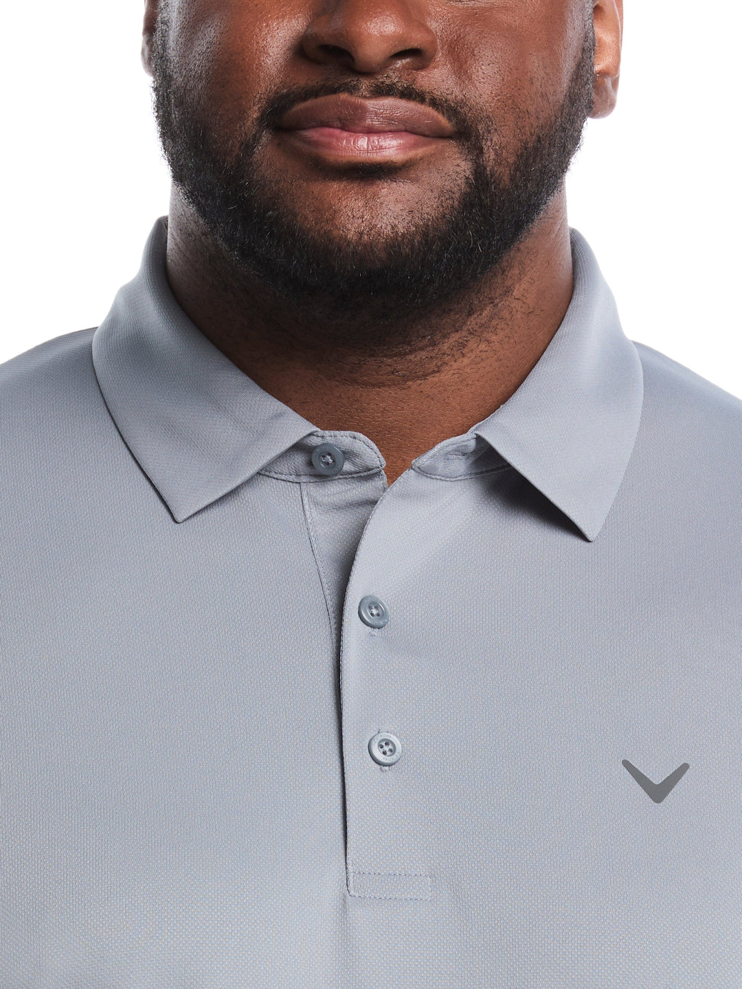 Big & Tall Micro Hex Golf Polo