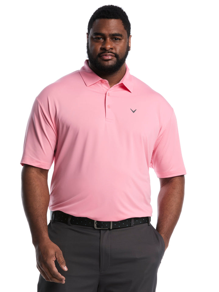 Big & Tall Micro Hex Golf Polo