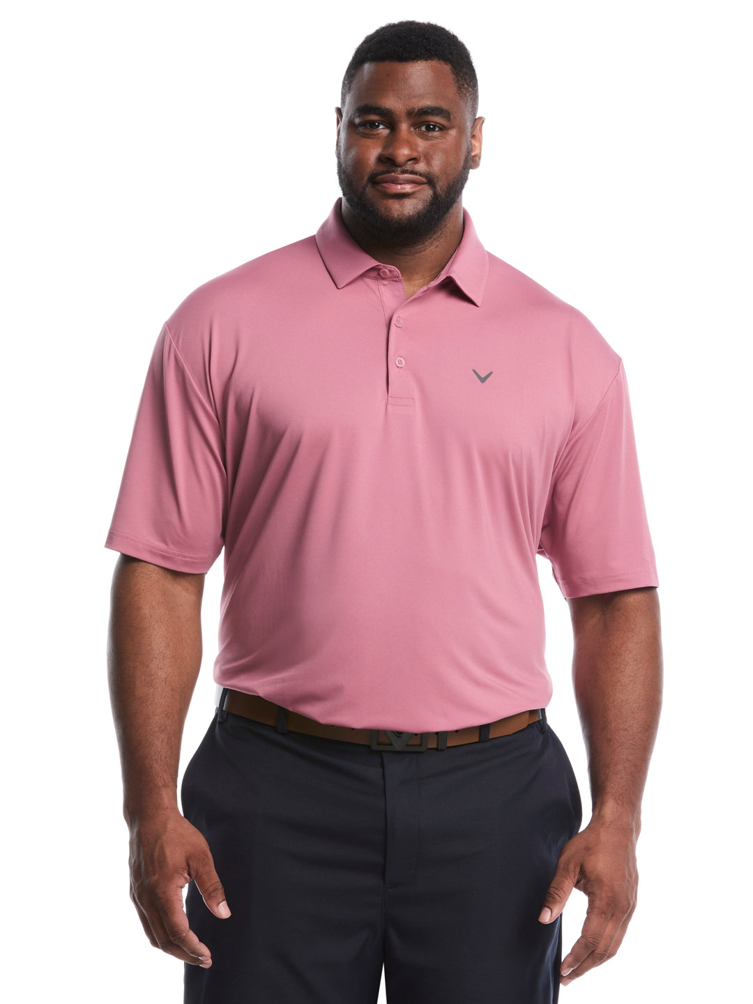 Big & Tall Micro Hex Golf Polo
