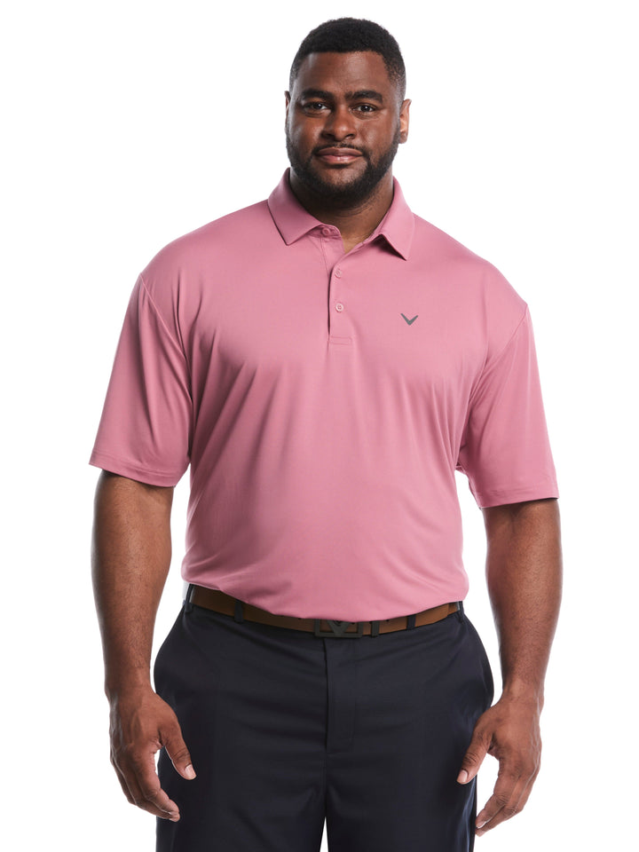 Big & Tall Micro Hex Golf Polo