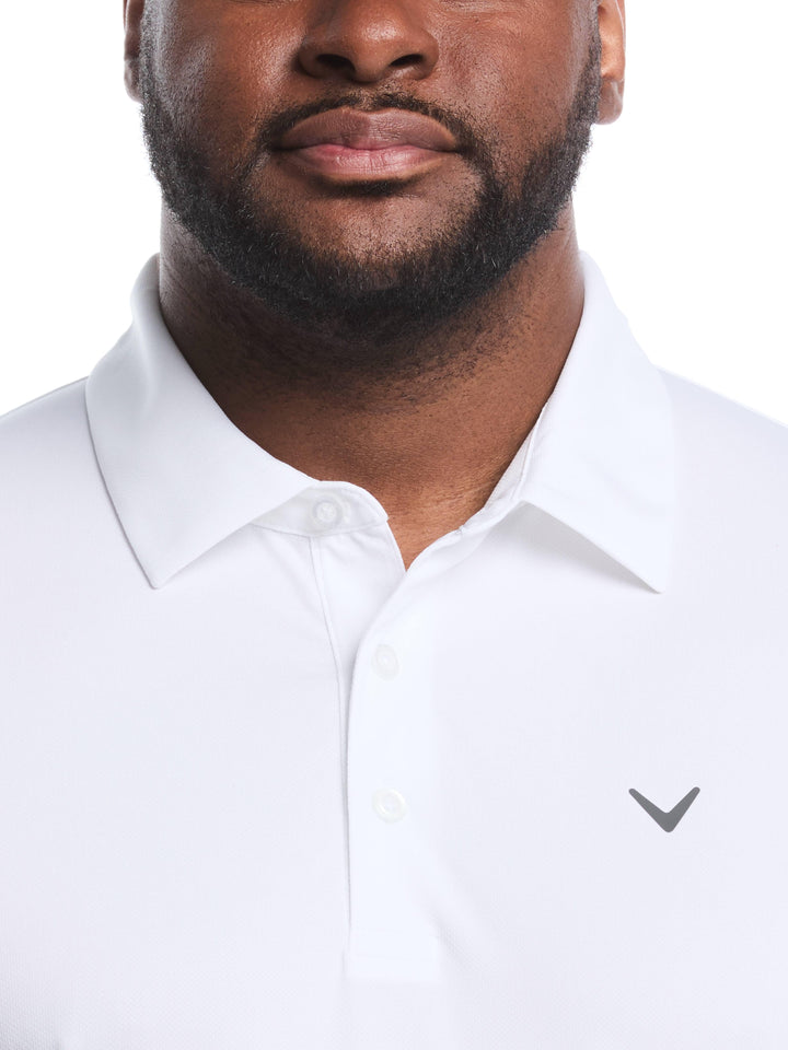 Big & Tall Micro Hex Golf Polo