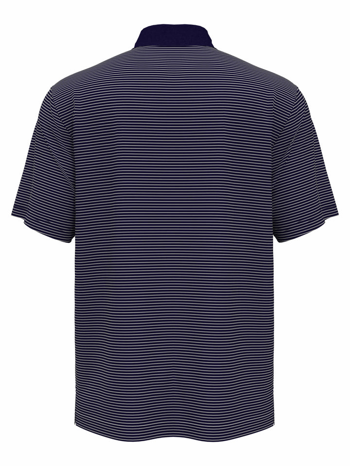 Big & Tall Micro Stripe Polo (Peacoat) 