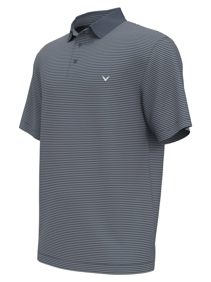 Big & Tall Micro Stripe Polo (Flint Stone) 