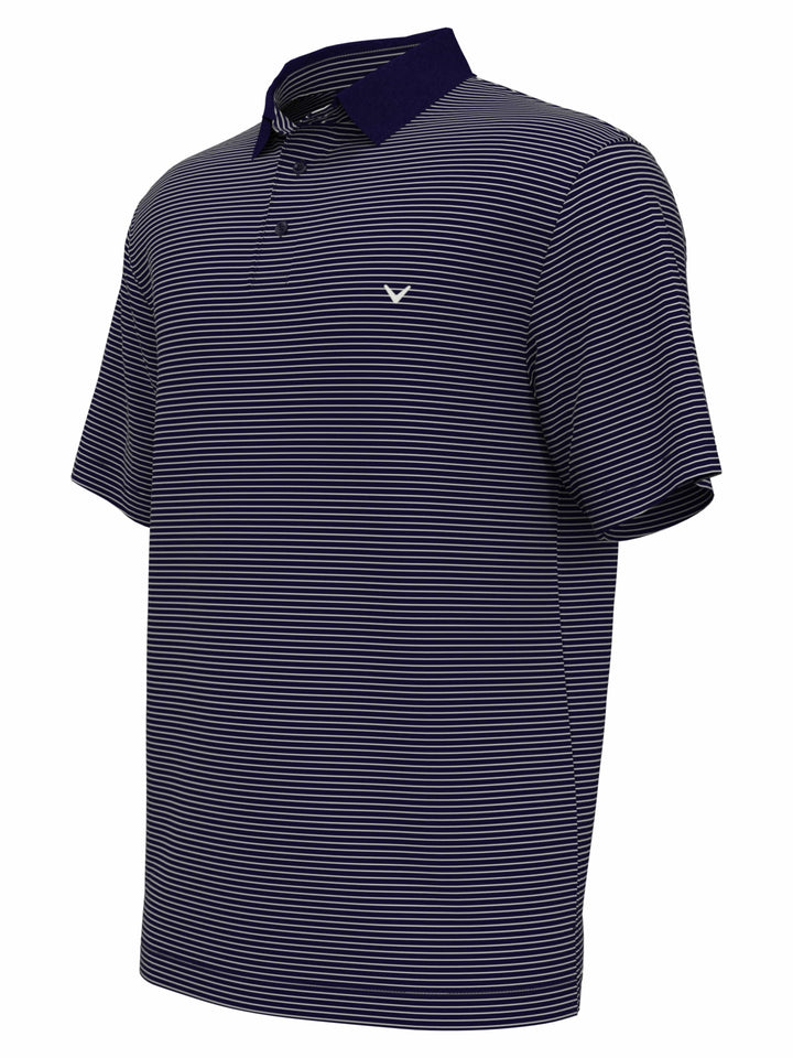 Big & Tall Micro Stripe Polo (Peacoat) 