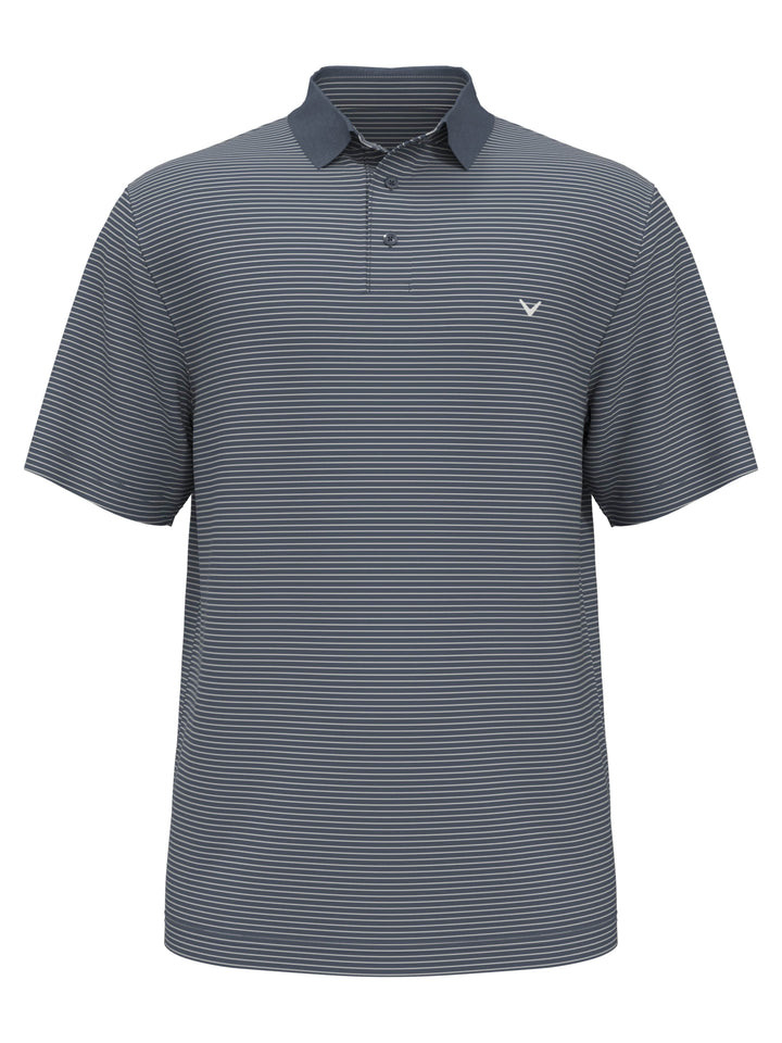 Big & Tall Micro Stripe Polo (Flint Stone) 