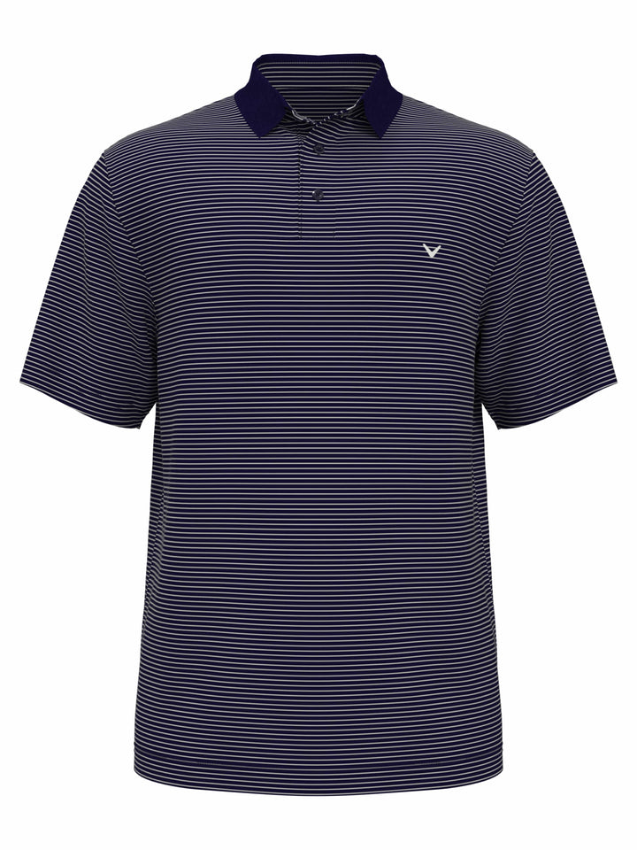 Big & Tall Micro Stripe Polo (Peacoat) 