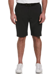Big & Tall Opti-Stretch Solid Short with Active Waistband (Caviar) 