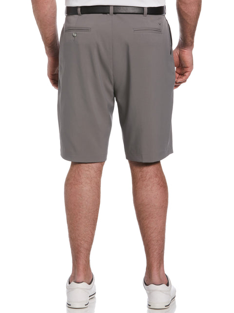 Big & Tall Opti-Stretch Solid Short with Active Waistband (Quiet Shade) 