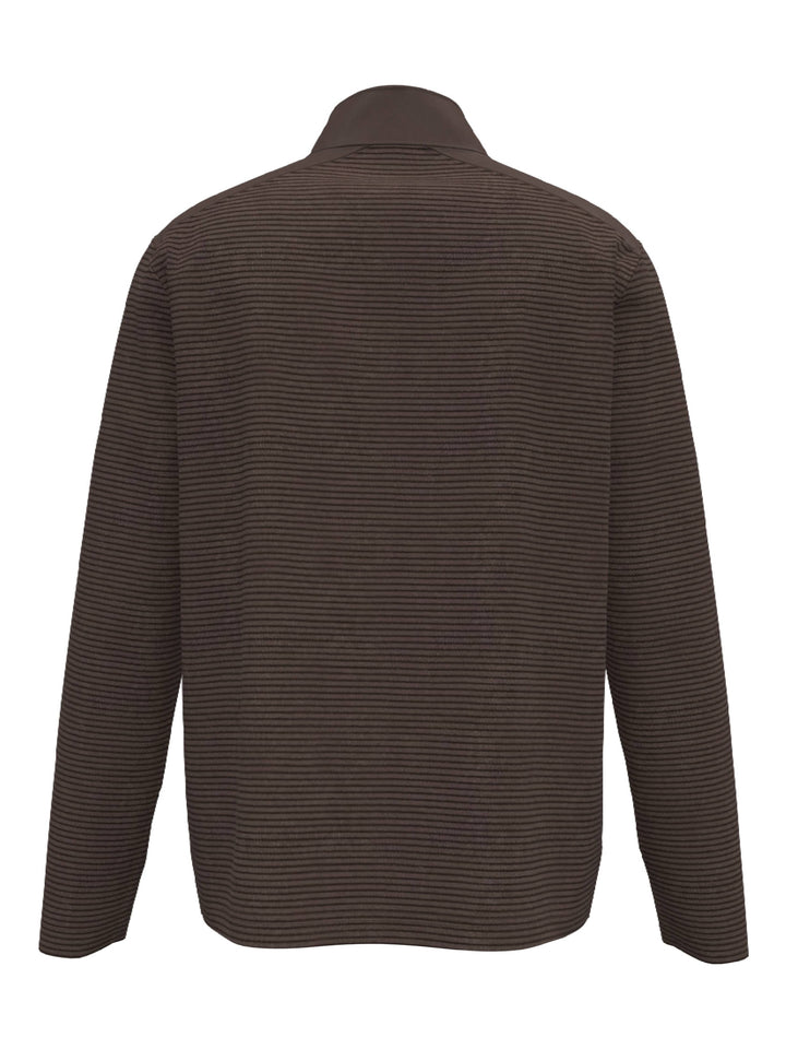 Big & Tall Ottoman Quarter Zip (Hot Fudge)