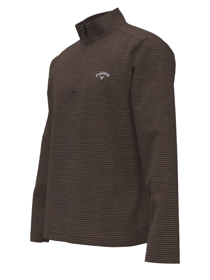 Big & Tall Ottoman Quarter Zip (Hot Fudge)