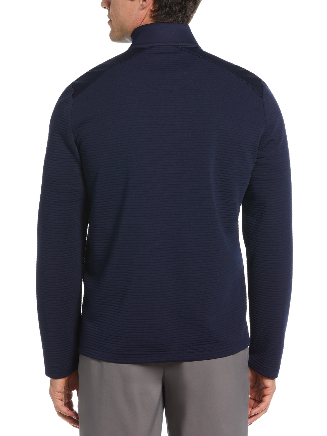 Big & Tall Ottoman Quarter Zip (Navy)