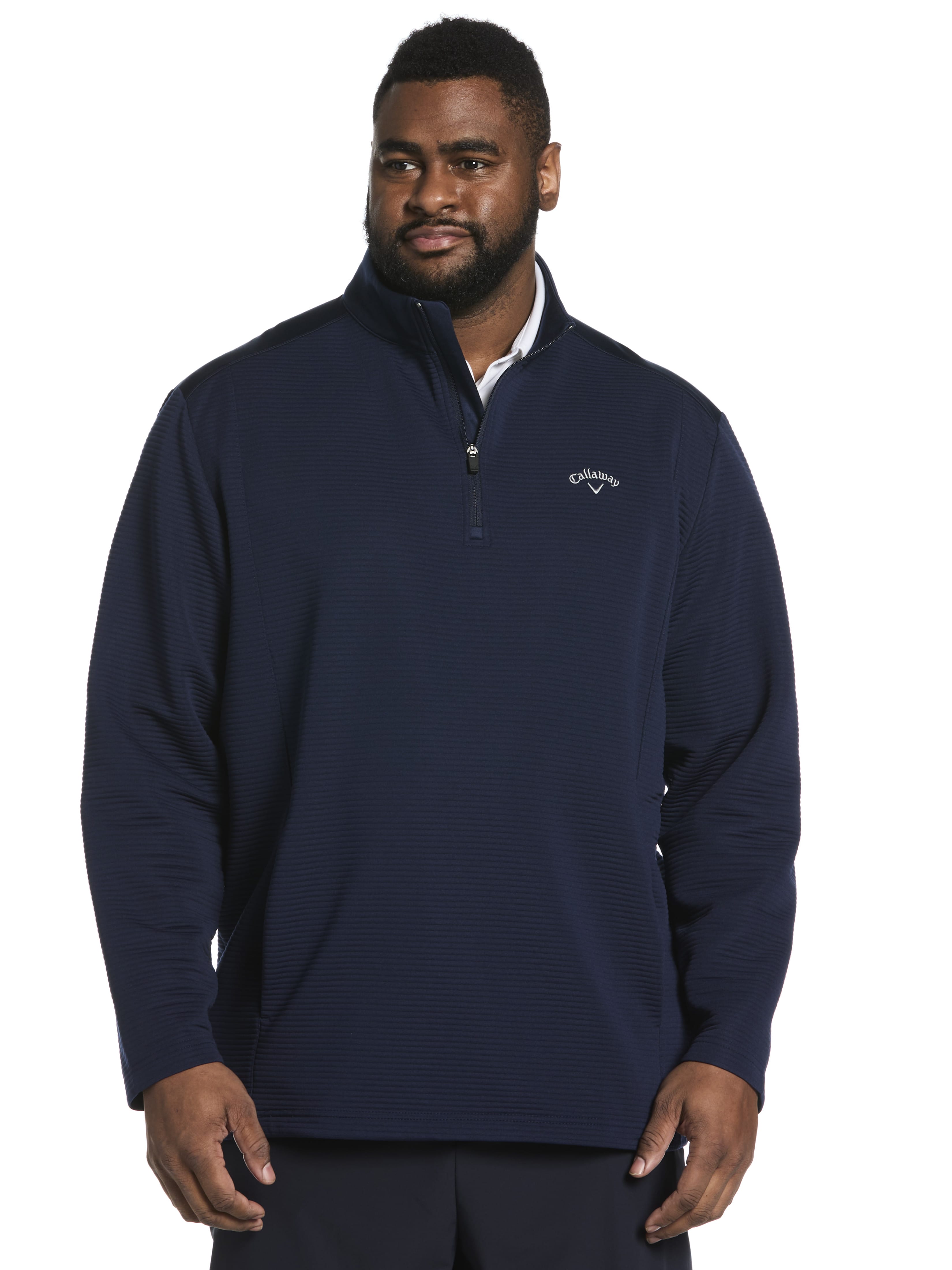 Big & Tall Ottoman Quarter Zip – Golf Apparel Shop