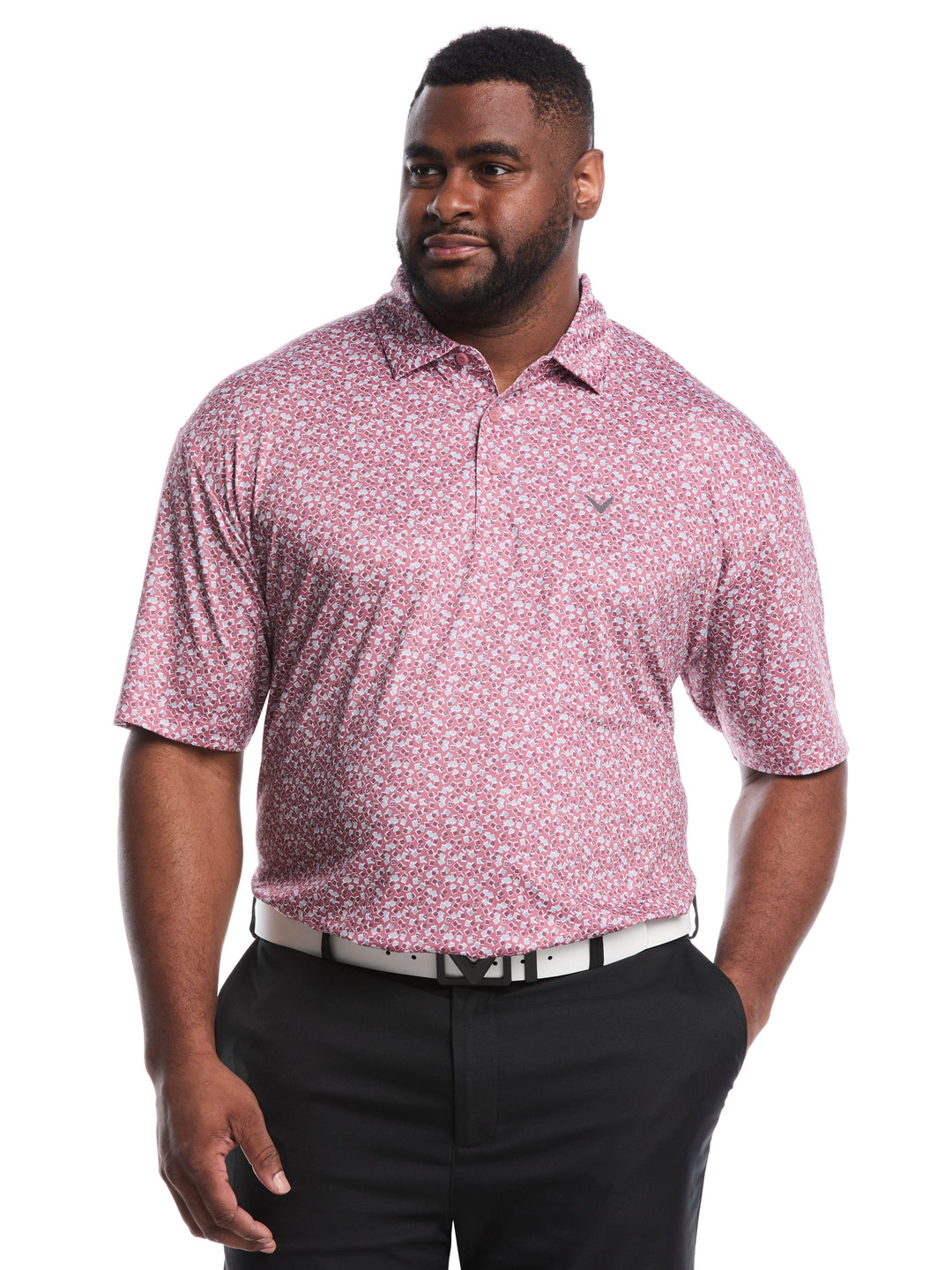 Big & Tall Polaroid Confetti Print Polo
