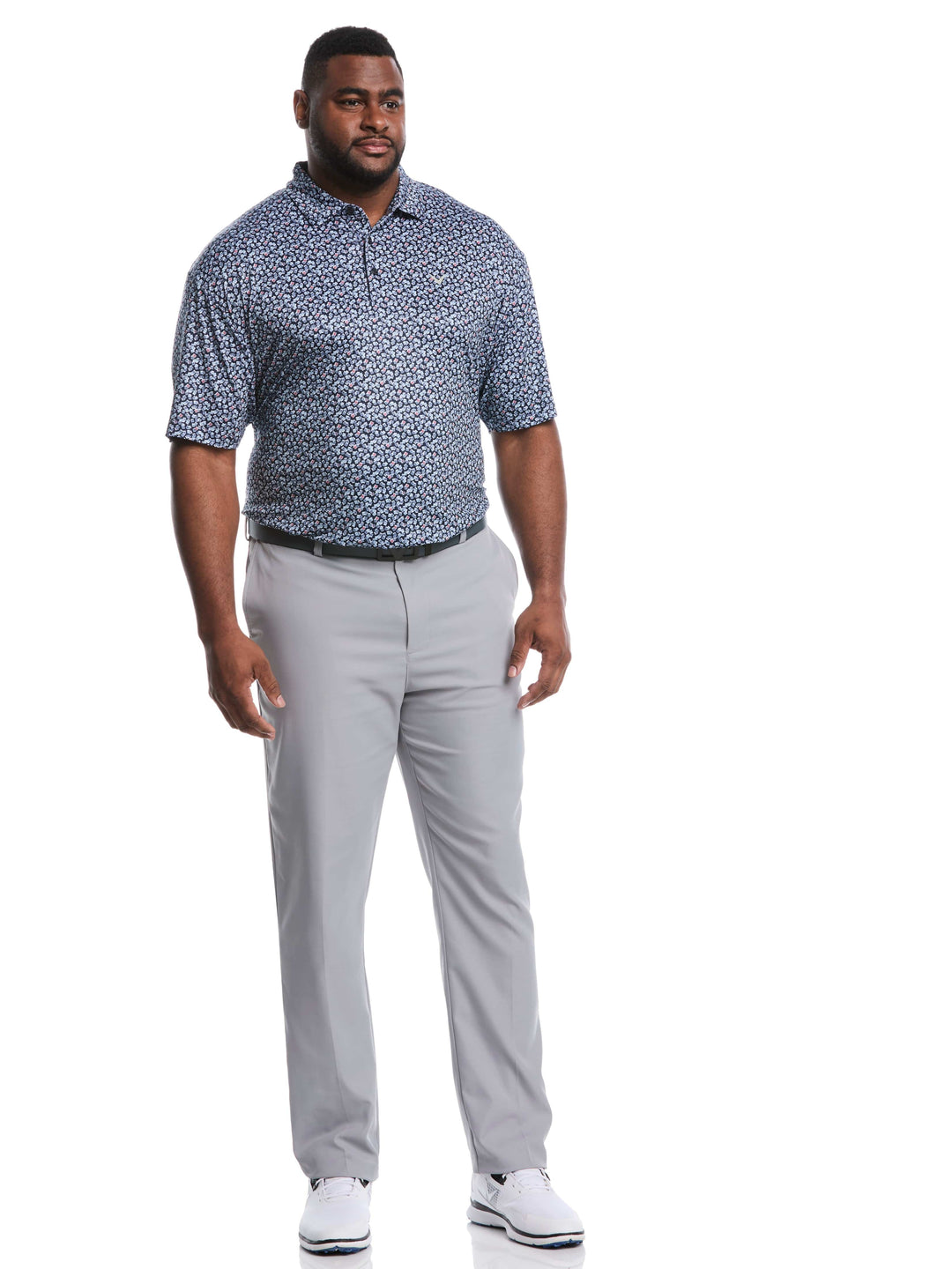 Big & Tall Polaroid Confetti Print Polo