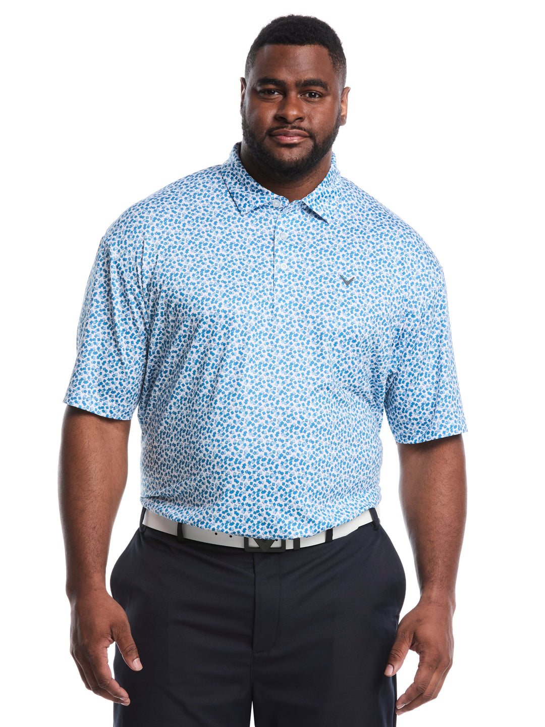 Big & Tall Polaroid Confetti Print Polo