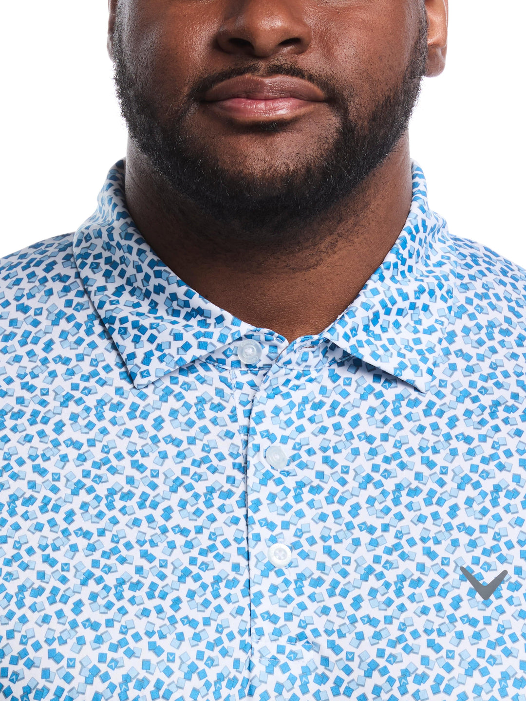 Big & Tall Polaroid Confetti Print Polo