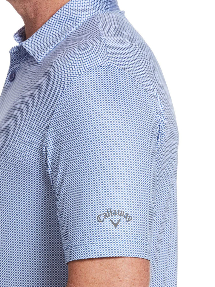 Big & Tall Printed Gingham Polo