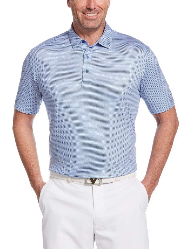 Big & Tall Printed Gingham Polo