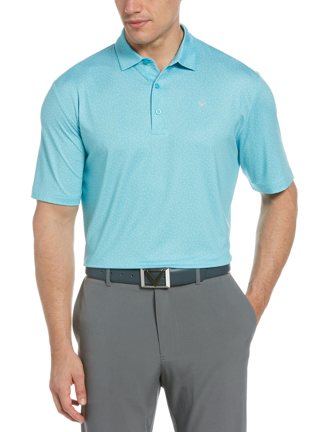 Big & Tall Printed Polo