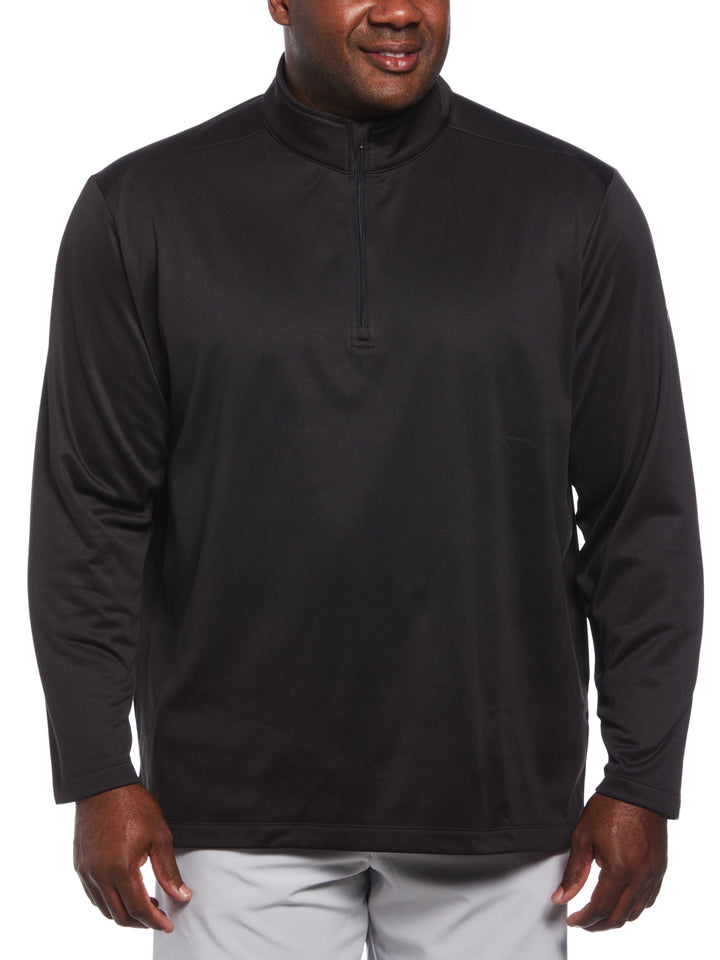Mens 1/4 Zip Pullover (Caviar) 