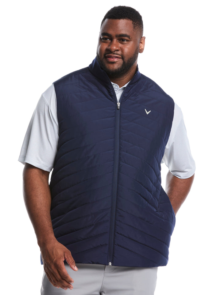 Big & Tall Quilted Golf Puffer Vest