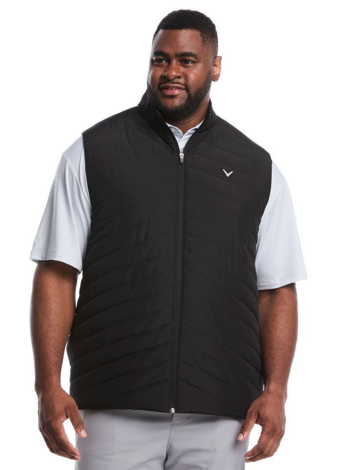 Big & Tall Quilted Golf Puffer Vest