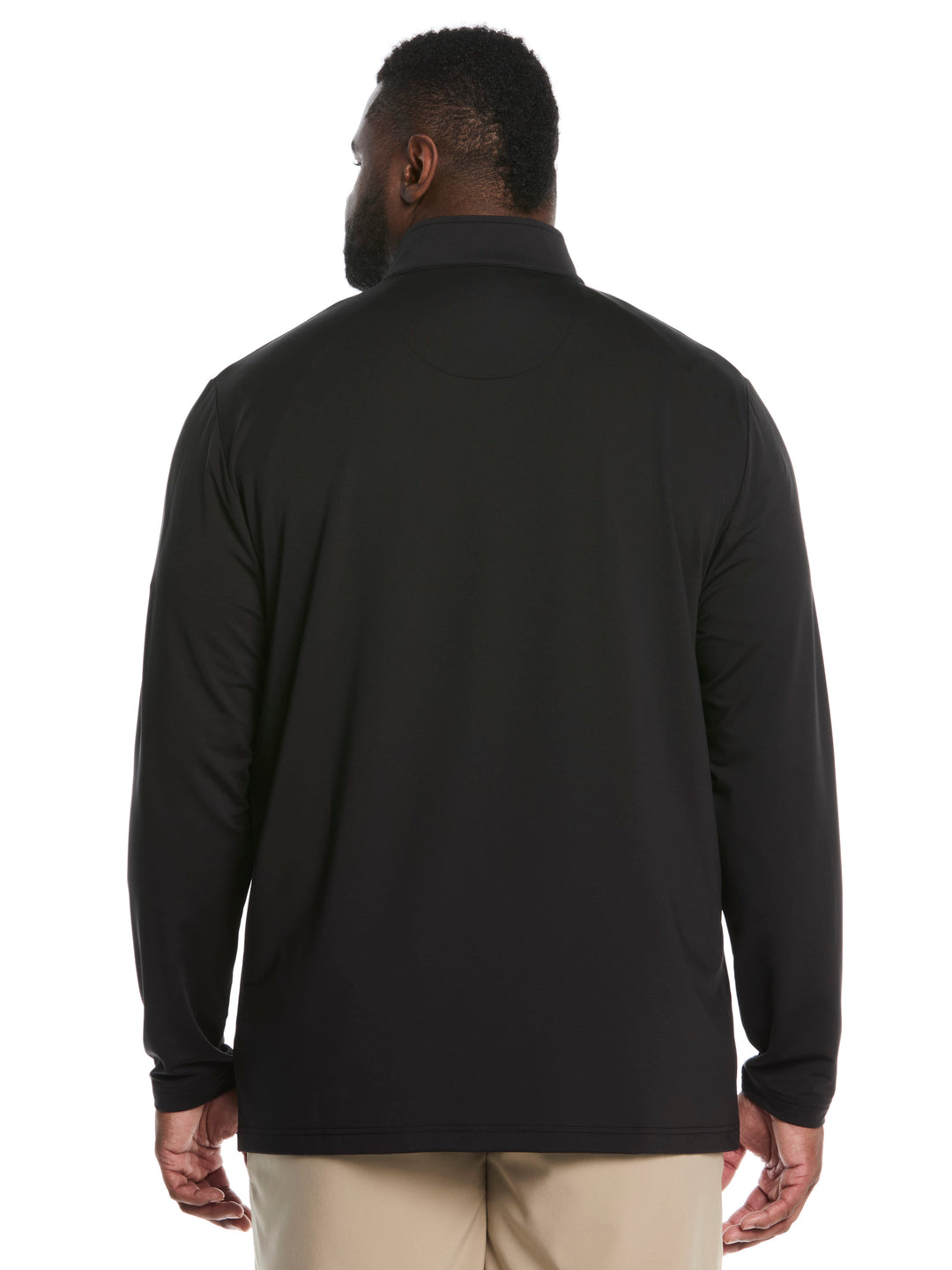 Big & Tall Solid Sun Quarter Zip Pullover