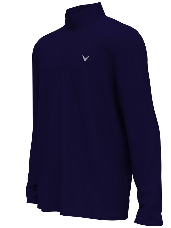 Big & Tall Solid Sun Quarter Zip Pullover