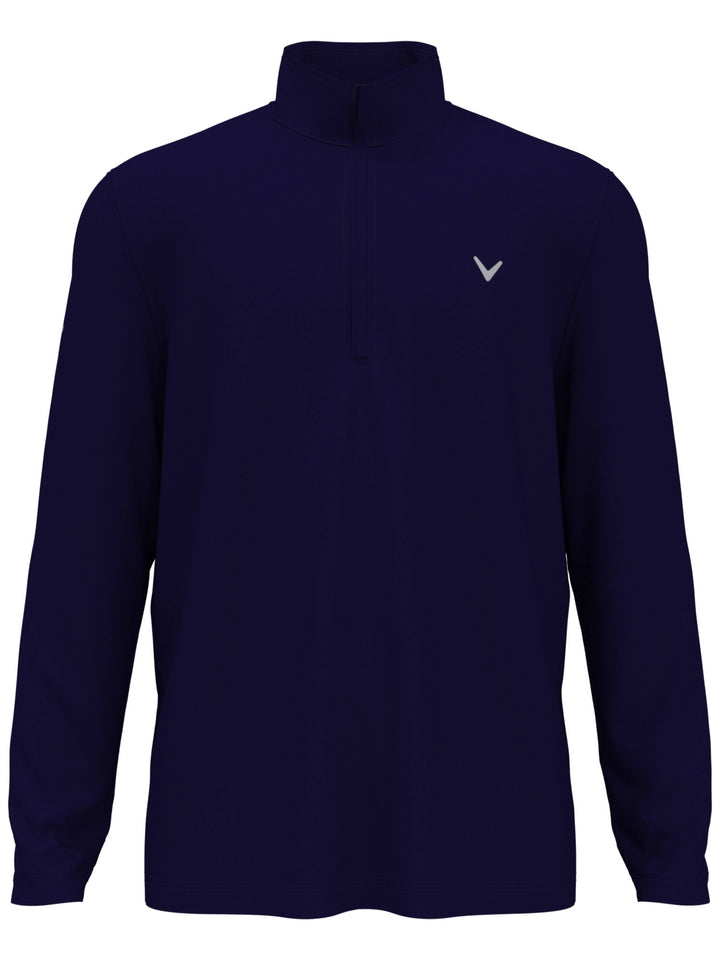 Big & Tall Solid Sun Quarter Zip Pullover