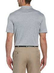 Big & Tall Solid Textured Polo (Tradewinds Htr) 