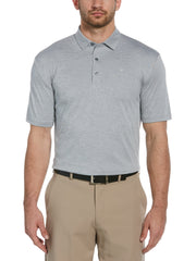 Big & Tall Solid Textured Polo (Tradewinds Htr) 