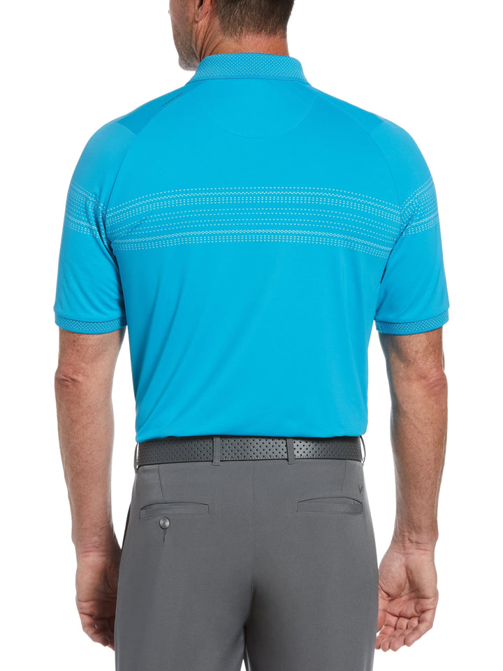 Big & Tall Swing Tech™ Birdseye Racer Stripe Golf Polo
