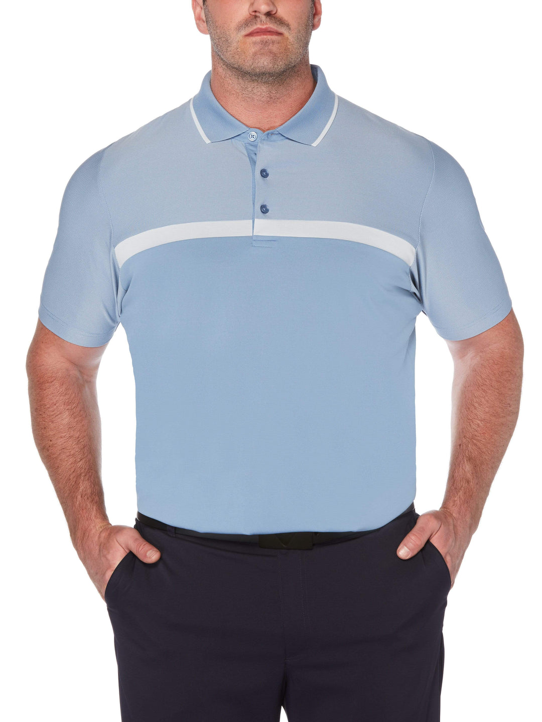 Big & Tall Swing Tech™  Fineline Essential Polo