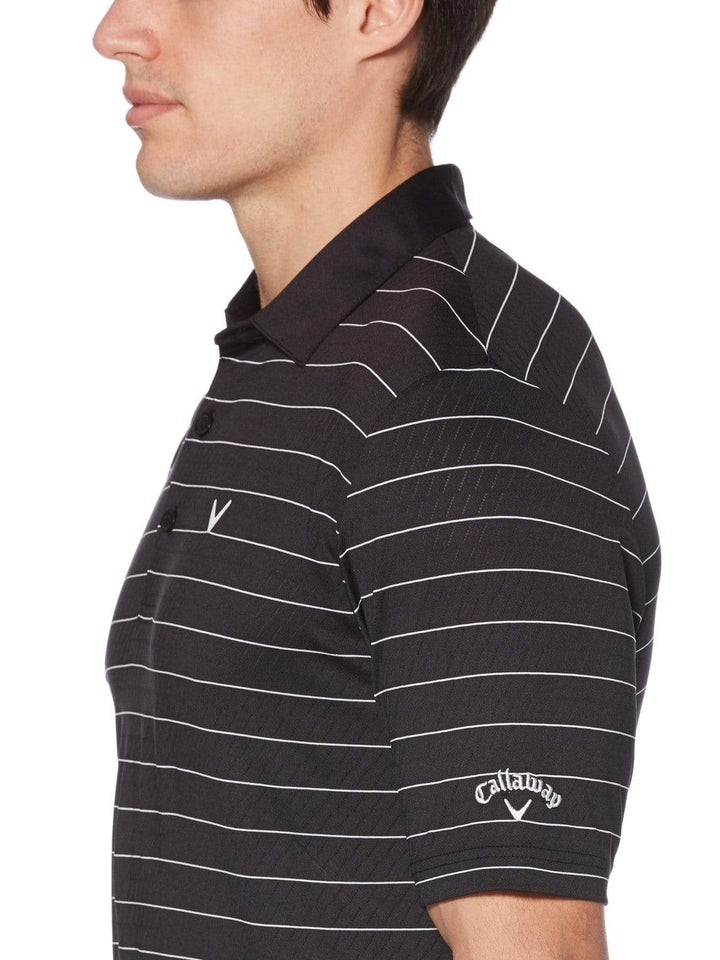 Big & Tall Ventilated Stripe Polo