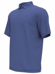 Big & Tall Yarn Dyed Feeder Stripe Golf Polo