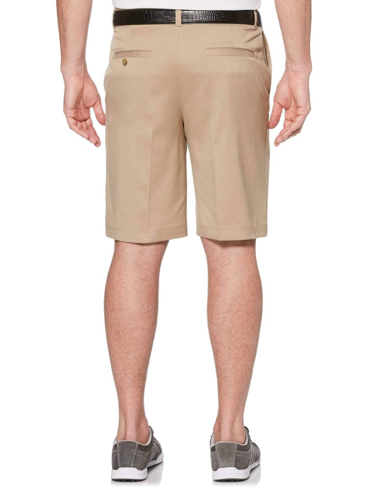 Big and Tall Flat Front With Active Waistband Golf Shorts | 10" Inseam