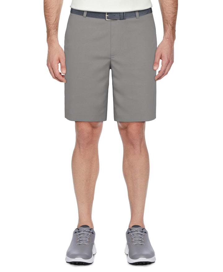 Big and Tall Flat Front With Active Waistband Golf Shorts (Quiet Shade) 