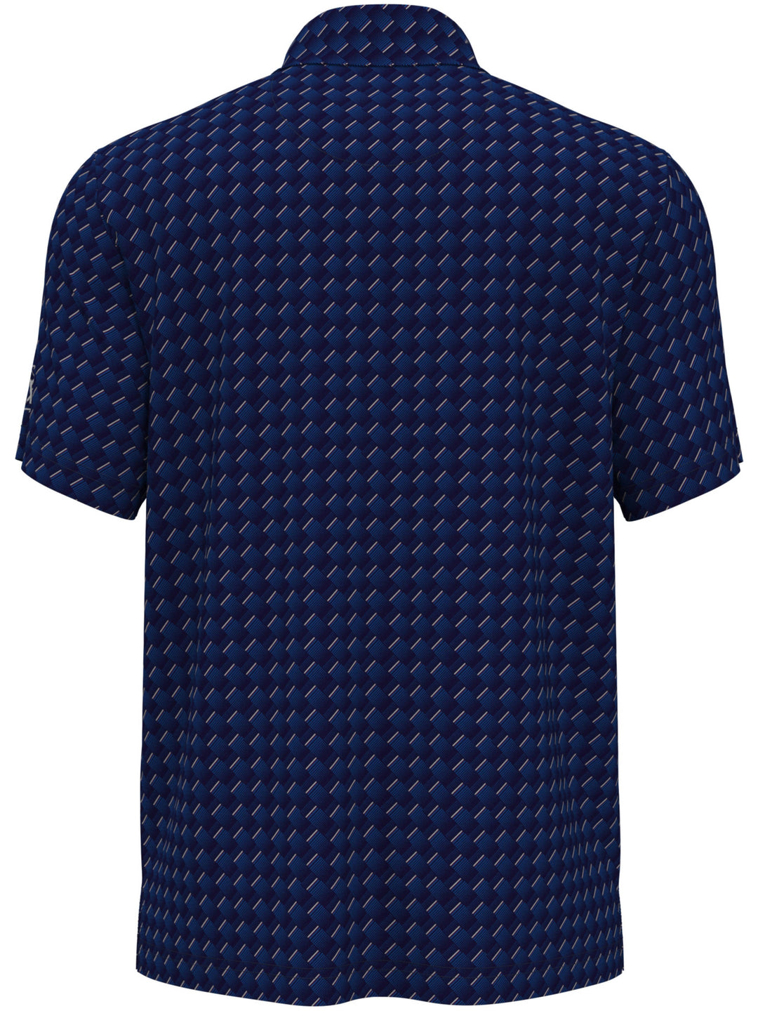 Boy's All-Over Motion Geo Print Golf Polo