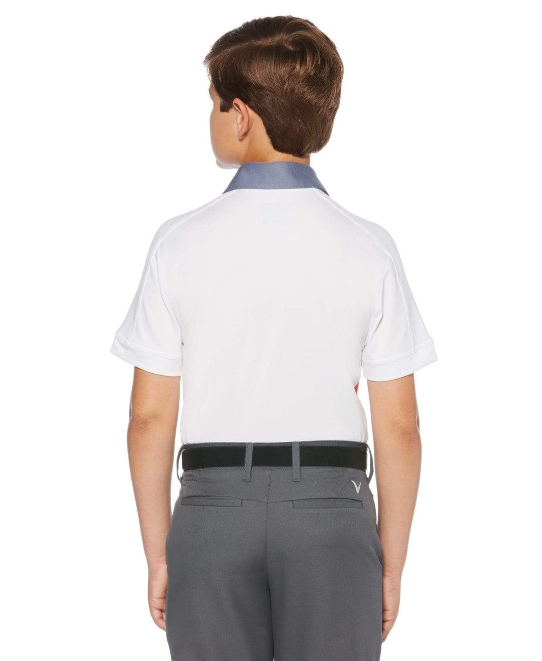 Boy's Callaway Mapped Color Block Polo