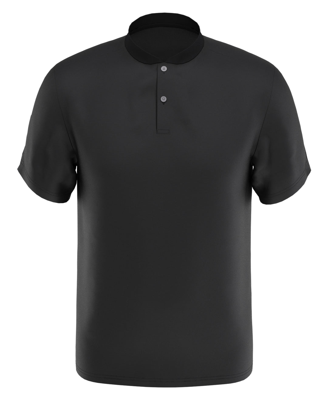 Edge Collar Pique Golf Polo (Asphalt) 