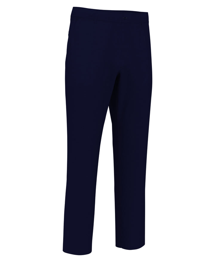 Flat Front Solid Golf Pant (Black Iris) 