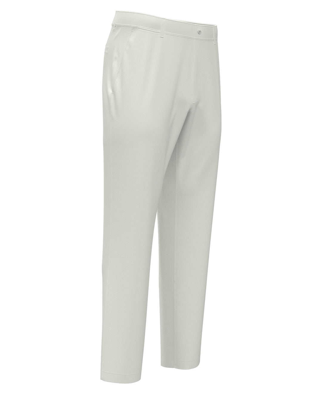 Flat Front Solid Golf Pant (Bright White) 