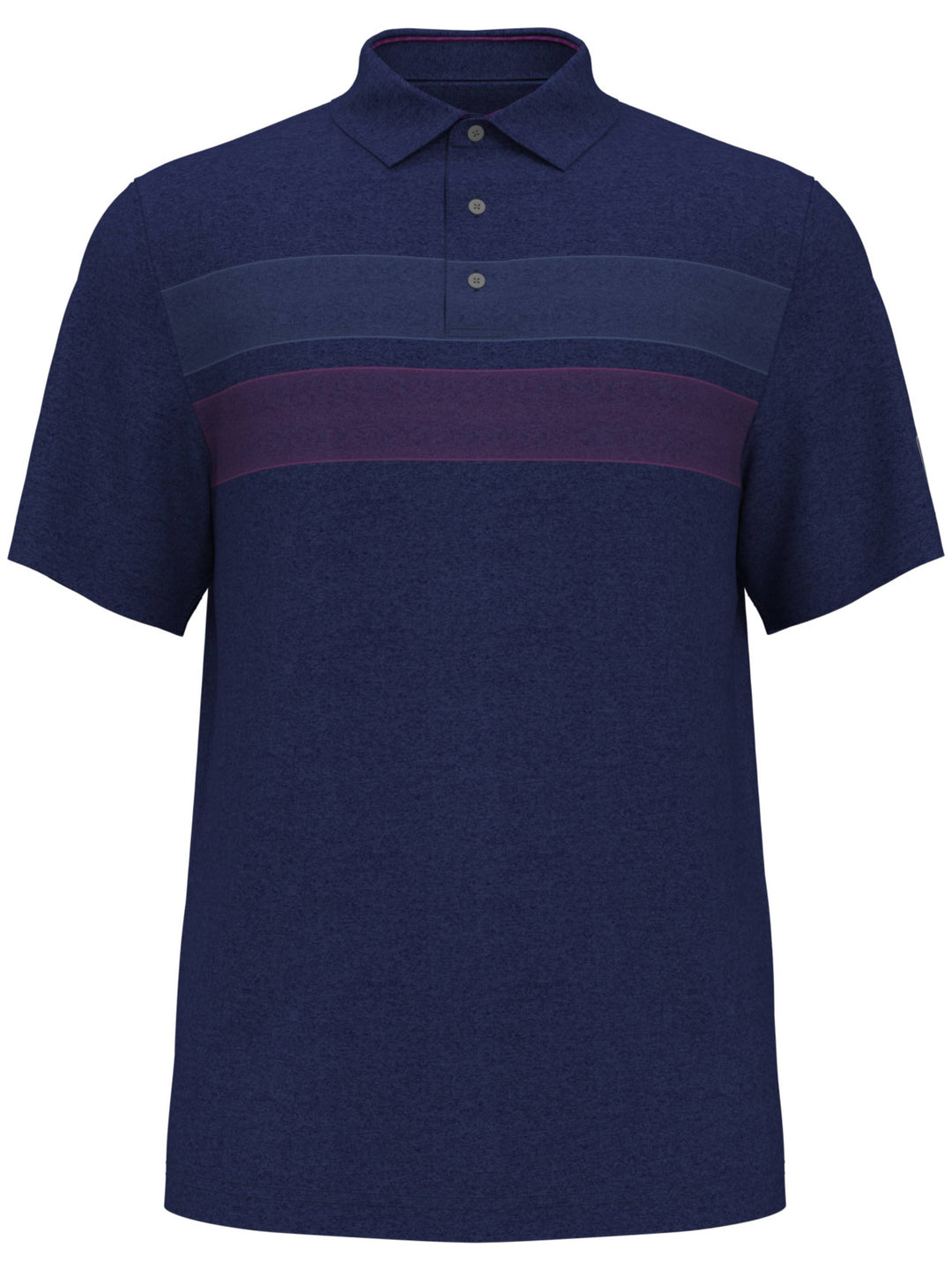 Boy's Motion Chest Stripe Print Golf Polo