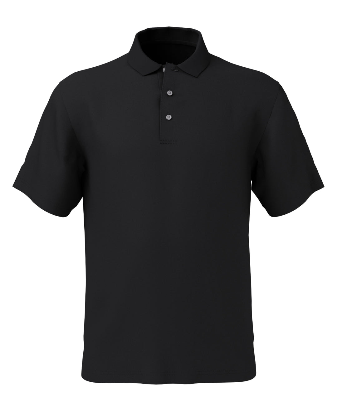Boys Short Sleeve AirFlux™ Polo (Asphalt) 