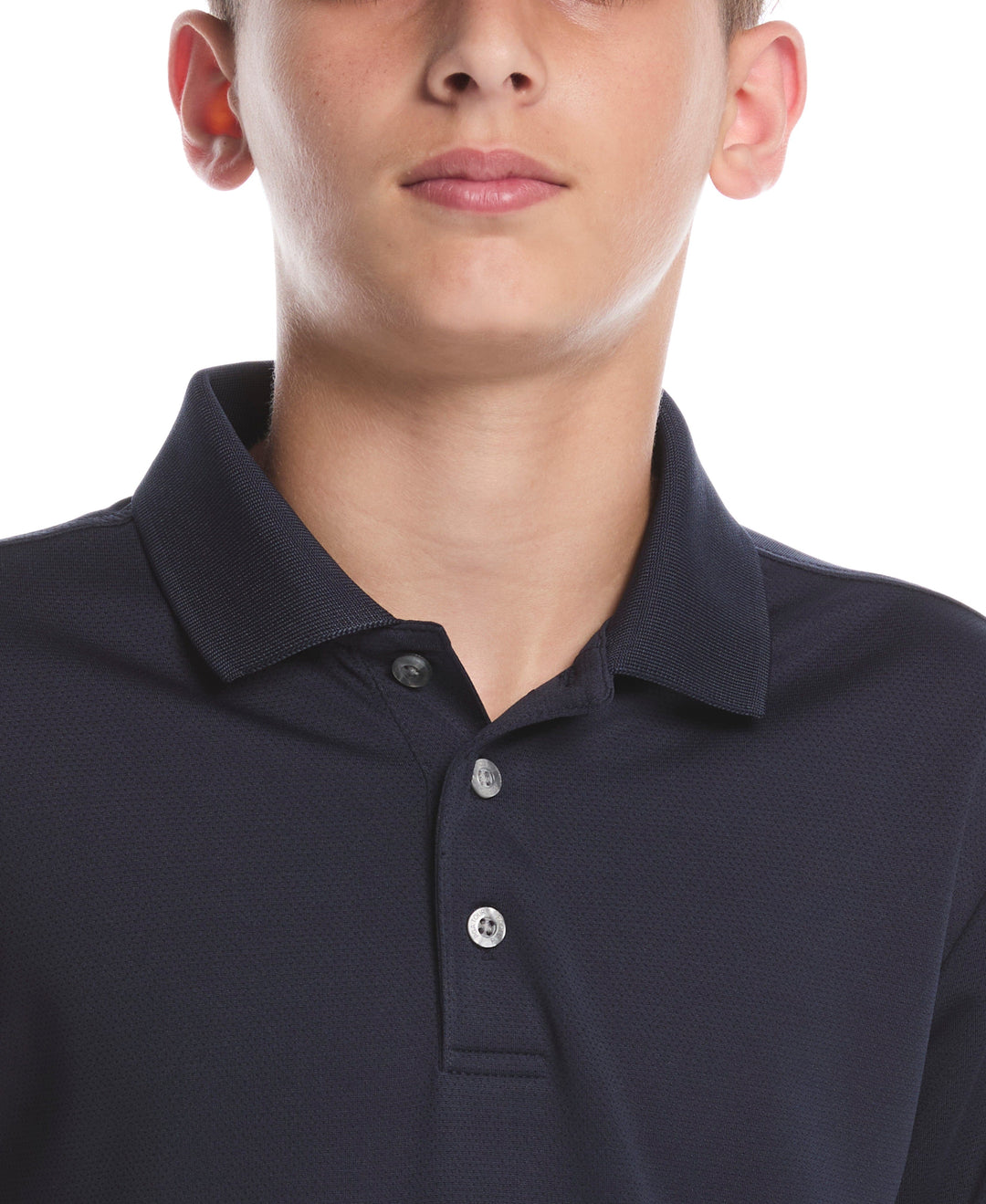 Boys Short Sleeve AirFlux™ Polo (True Navy) 