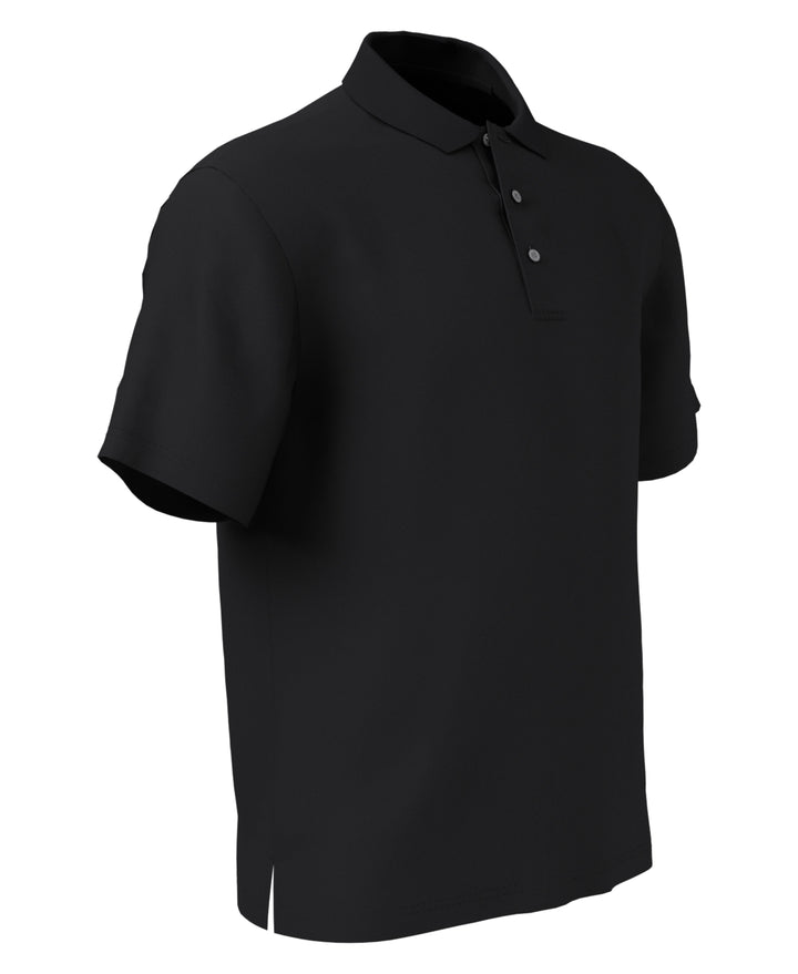 Boys Short Sleeve AirFlux™ Polo (Asphalt) 